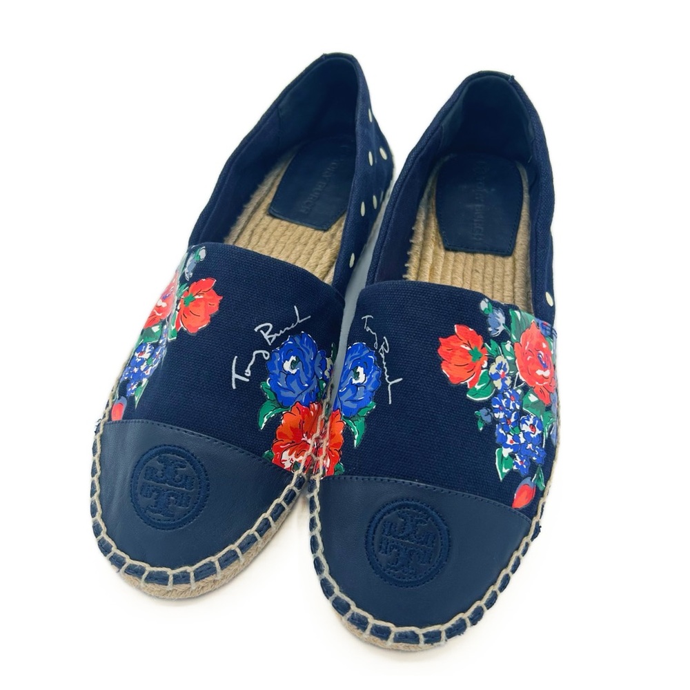 - EUC Tory Burch (9) Espadrille Slip On Shoes